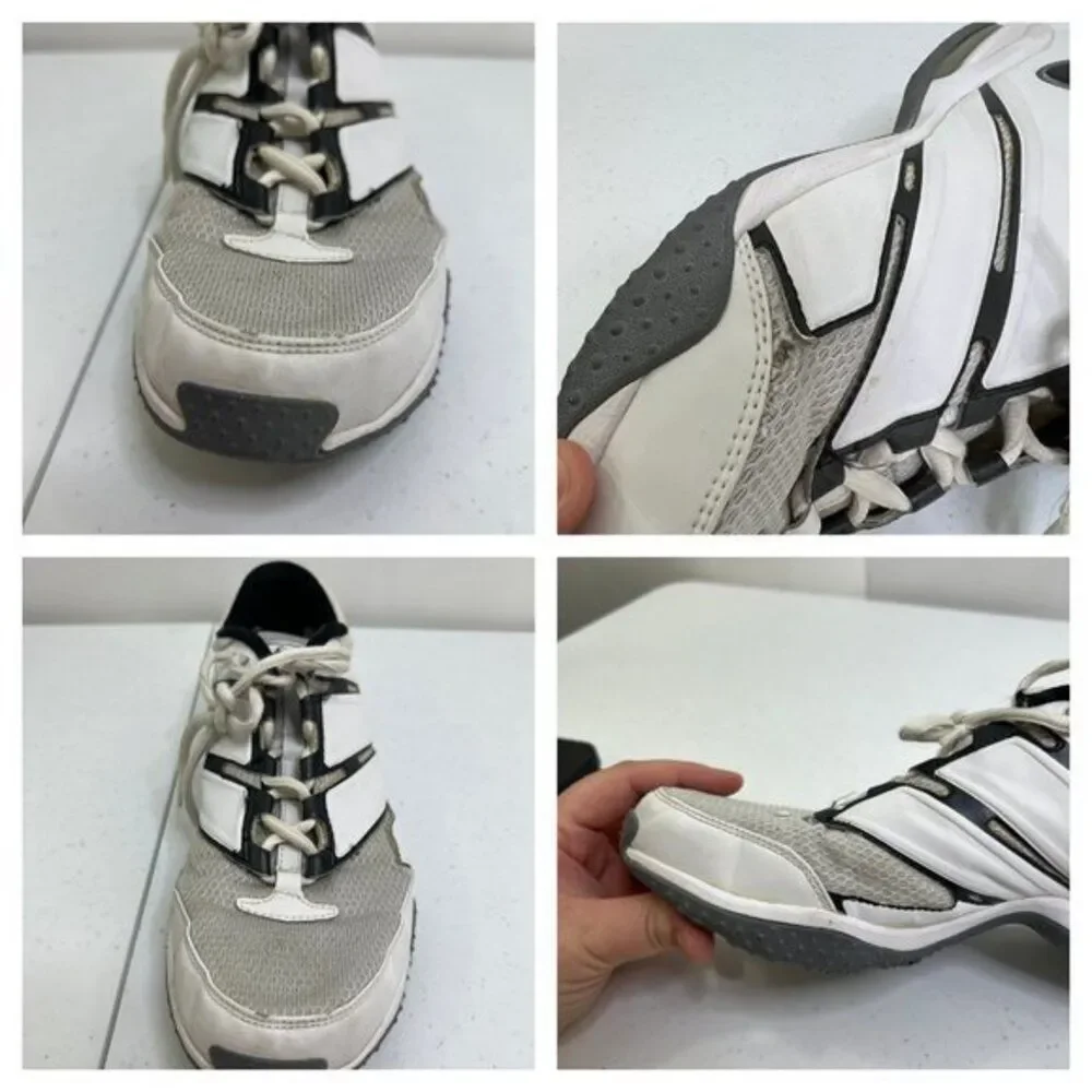 Nike Sparq Womens 10 Sneakers Shoes Gray White Training Lace Up‎ Running